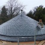 Competed natural slate roof 2