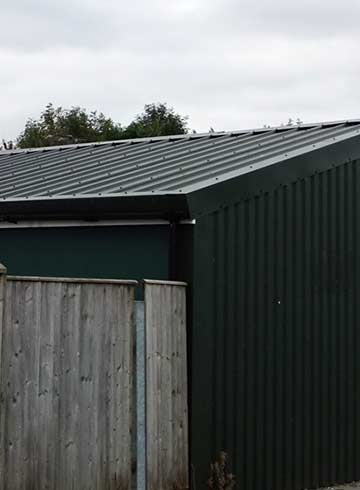 metal sheeting roof Bath